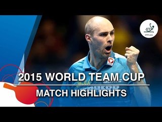 2015 World Team Cup Highlights: HABESOHN Daniel vs FREITAS Marcos ( 1/2)