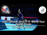 2014 World Tour Grand Finals: Interview with Jun Mizutani