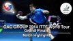 2014 World Tour Grand Finals Highlights: Dimitrij Ovtcharov Vs Chuang Chih-Yuan (1/4 Final)