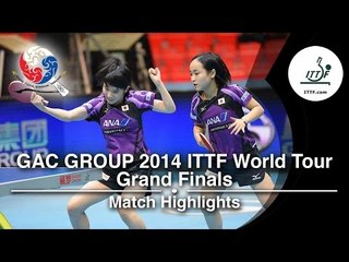 2014 World Tour Grand Finals Highlights: Ito Mima   Hirano Miu vs Solja Petrissa   Shan Xiaona