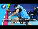 2014 Junior Worlds Highlights: Yuto Muramatsu Vs Lee Jangmok (Round Of 16)