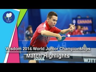 2014 Junior Worlds Highlights: Tomislav Pucar (CRO) Vs Bekulan Zhamal (KAZ)