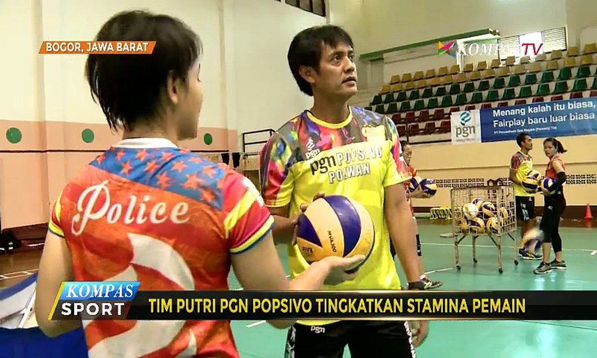 Tim Putri PGN Popsivo Tingkatkan Stamina Pemain