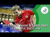 2015 Czech Junior & Cadet Open - Day 2 LIVE