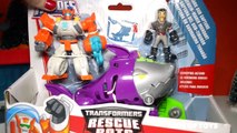 Transformers Rescue Bots Toys UNBOXING: Shark Sub Capture Blades Dr. Morocco Optimus Prime