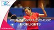 2014 ITTF Women's World Cup   Match Highlights  LI Xiaoxia vs  POTA Georgina Semi Final