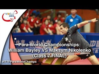 Will Bayley vs Maksym Nikolenko - Final Class 7 - World Para Championships 2014