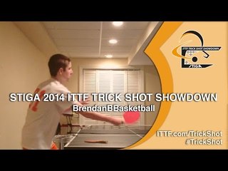 BrendanBBasketball - STIGA 2014 Table Tennis TrickShot Showdown