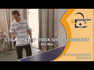 史伟(Shi Wei) - STIGA 2014 Table Tennis TrickShot Showdown