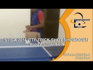 Mohd Amiruddin Bin Mohamad - STIGA 2014 Table Tennis TrickShot Showdown