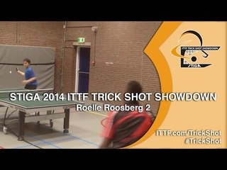 Roelle Roosberg 2 - STIGA 2014 Table Tennis TrickShot Showdown