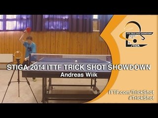 Andreas Wiik - STIGA 2014 Table Tennis TrickShot Showdown