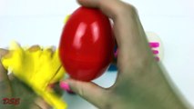 Play Doh Surprise Eggs Surprise Toys PlayDoh Learn Colors Ice Cream Minions Peppa Pig My L
