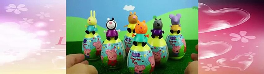 в и к яйцо Яйца автоматический проигрыватель Пеппа свинья сюрприз видео 25 toiys