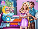 Enjoy Sweet Disney Princess Rapunzel and Flynn Baby Care Video Episode New Baby Caring Gam