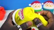 Learning Colors Play Doh Christmas Santa Claus DIY Modelling Mighty Toys Learn Colors Play