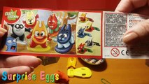 3 Surprise Eggs Kinder Joy Angry Birds Disney Mickey Mouse Unboxing Toys SEUT #137