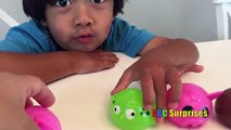 SQUISHY BALLS Mesh Slime Learn Colors and Animals Cut Open Squishy Splat Ball Toddlers and