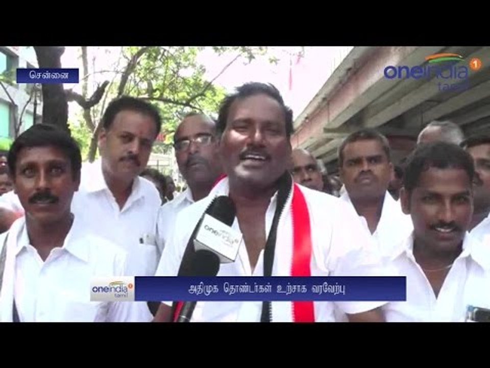 ADMK workers celebration for Jayalalitha