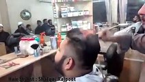Pakistani Barber Hair Cutting With Fire | Amazing Hair Cut Style You Have Never Seen Before