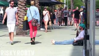 Girl Asking For Breast Implants VS. Hungry Homeless Man - SHOCKING Social Experiment 2016