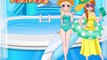 ♛ Princess Pool Party - Disney Princess Frozen Sisters Elsa And Anna & Princess Rapunzel G