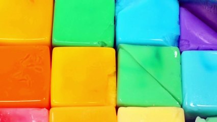 How To Make Colors Milk Cube Jelly DIY Rainbow Pudding Recipe For Kids
