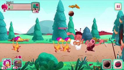 Dino Bash Dinosaurs vs Cavemen Defense Got Dino Brachio Level 35 iOS Android GamePlay Part