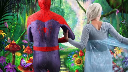 Superhero Compilation Frozen Elsa goes to jail with bad Santa Hoverboard cop vs disney pri