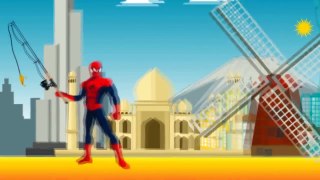 ➔ BEST! Spiderman vs SuperHeroes w/ Frozen Elsa Finger Family Song Nursery Rhymes Compilat