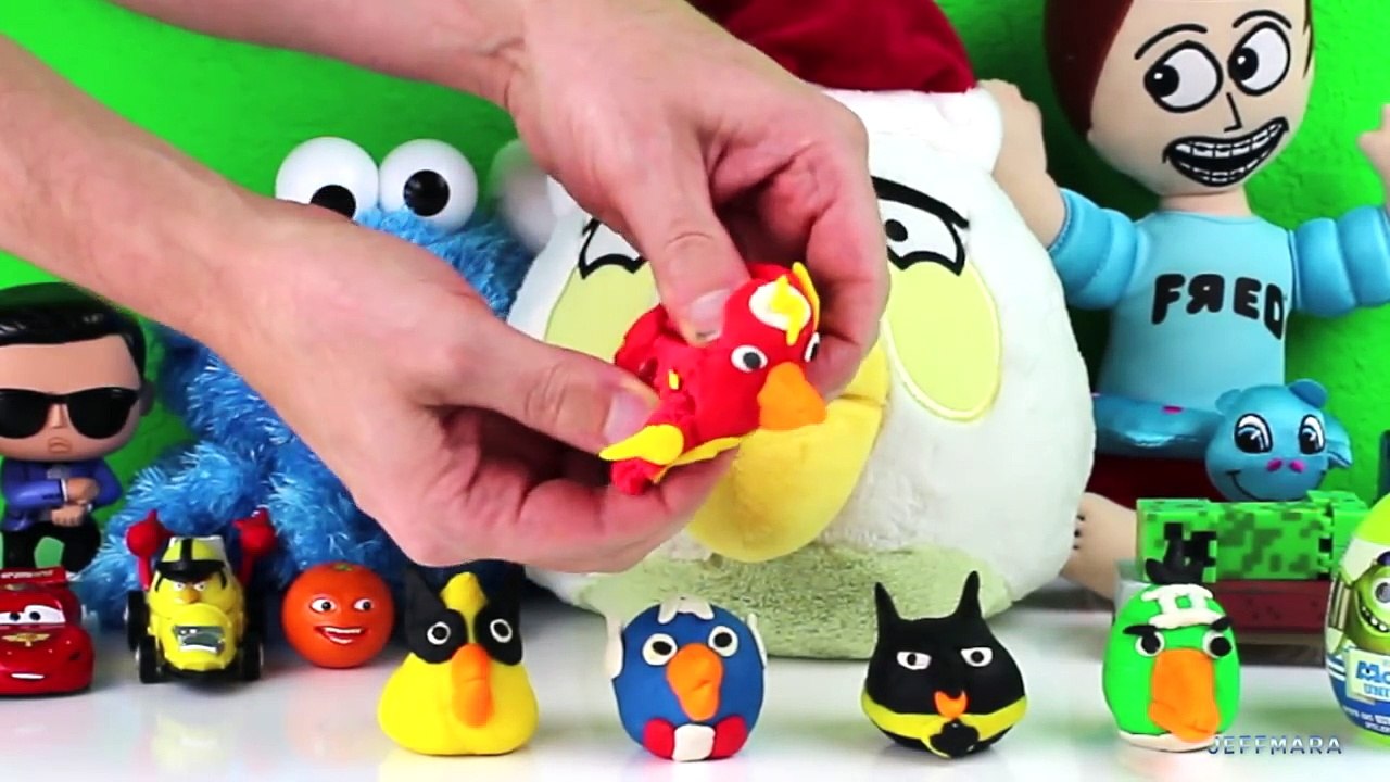 Opening Play-Doh Angry Birds Super Heroes Surprises and MORE!