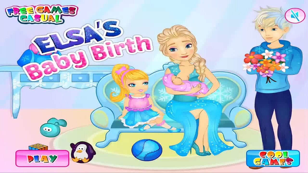 Pregnant Princess Elsa Surprise Baby Birth Disney Frozen Elsa Baby