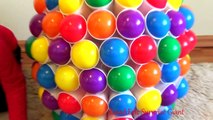 CRAZY CUPS and Balls Surprise Eggs LEARNING COLORS Toys For Kids Colour Balls Video For Ch
