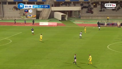 Sortie de T.Martin et entrée d'I.Ech-Chergui