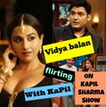 Vidya Blan flirting With Kapil sharma On The Kapil-sharma-Show -