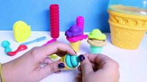 Dough Sweets Playset DIY Learn to Mold Play Doh Popsicles Sundaes Ice Cream Cones & Frozen