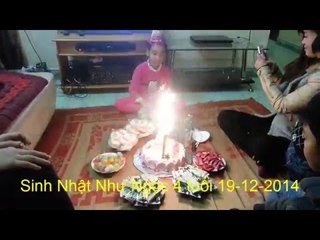 Happy Birthday to You│Sinh Nhật Như Ngọc 4 Tuổi 19-12-2014