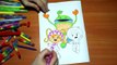 Команда Новые функции раскраска страницы для Дети цвета раскраска цветной маркеры Войлок ручки карандаш