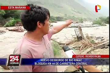 Huarochirí: nuevo desborde destruye decenas de viviendas en Cupiche