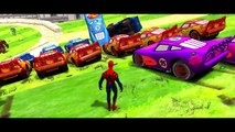 Spidermans Island w 100 custom Disney Pixar Lightning McQueen Cars   Children Songs