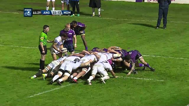 SITE OFFICIEL STADE MONTOIS RUGBY - ESSAI 2 SALAWA - ANGOULEME vs SMR