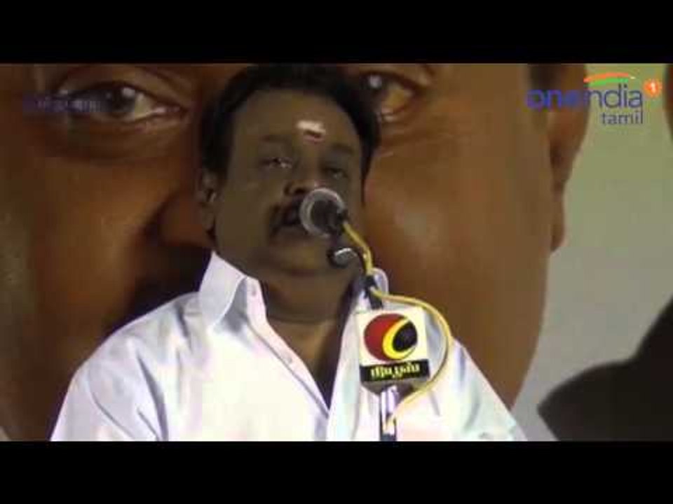 Vijayakanth campaigns in Villupuram
