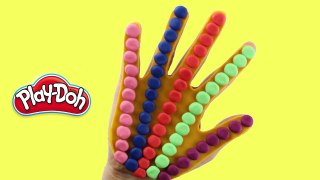 Learn Colors for Kids Body Paint Gum Candy Finger Family Song Rhymes Foot Feet Toes