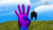 Анимация Дети Цвет динозавр Семья палец горилла питомник рифмы песни трет-рекс | 3d |