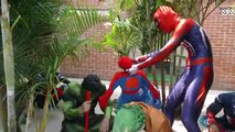 1.2.3... Fly Spiderman Into Lake Shark Attack!!! Superheroes Joker Hulk Venom Children Action Movies