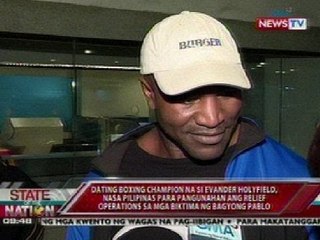 SONA: Dating boxing champ Evander Holyfield, nasa Pilipinas