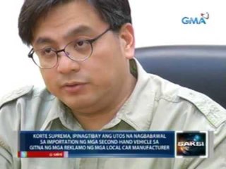 BOC, iniutos na 'wag iproseso ang importation papers ng 200 segunda manong sasakyan