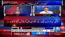 What Hassan Nisar Saying in Live Show to Nasim Zehara about Her Body