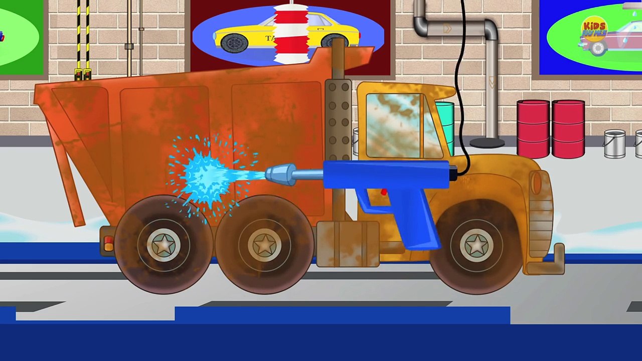 Dump Truck | Car Wash | Kids Videos | Learn Transport