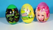 35 Surprise Eggs Kinder Surprise Barbie Ninja Turtles MY LITTLE PONY SPONGEBOB ANGRY BIRDS